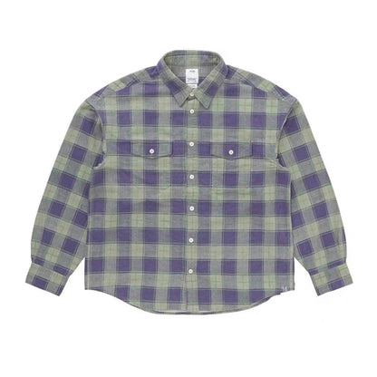 VISVIM FIL PIONEER Check washed long-sleeved shirt