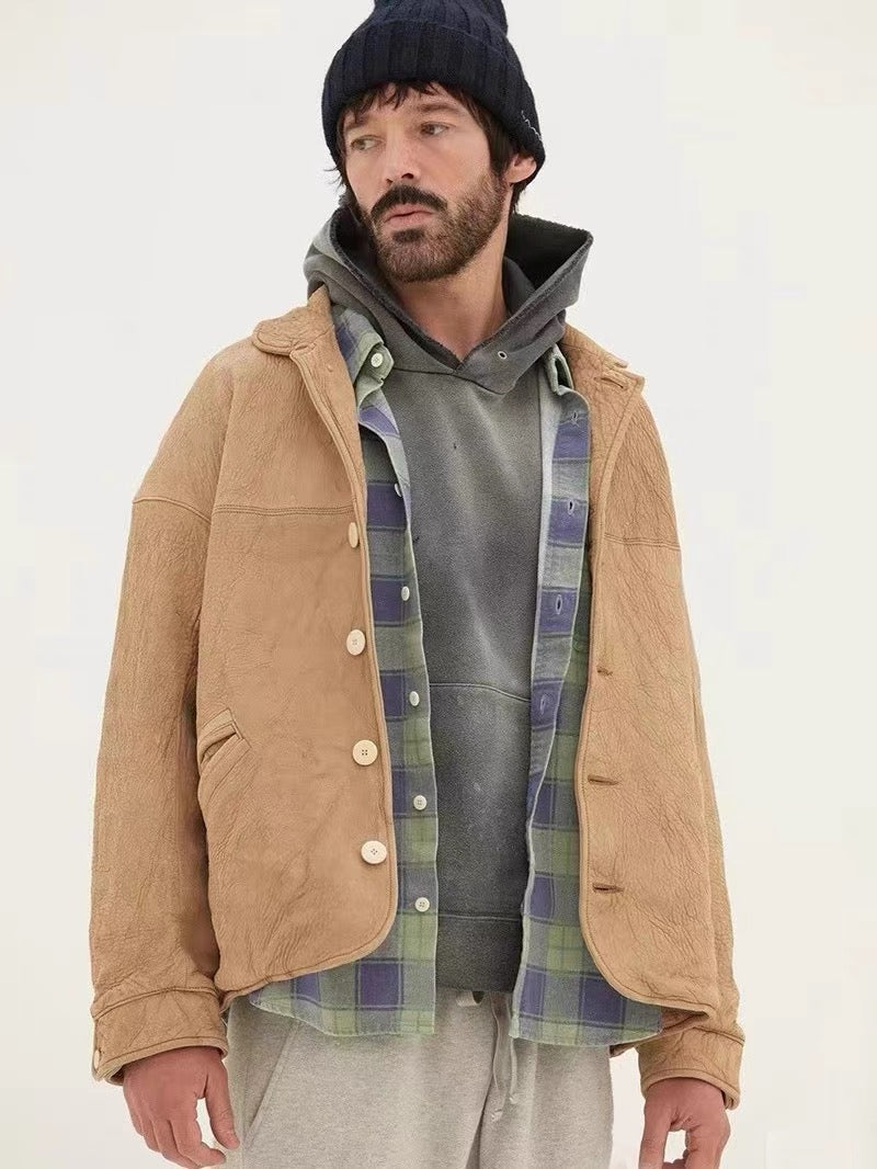 VISVIM FIL PIONEER Check washed long-sleeved shirt