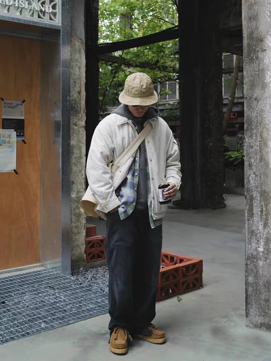 VISVIM FIL PIONEER Check washed long-sleeved shirt
