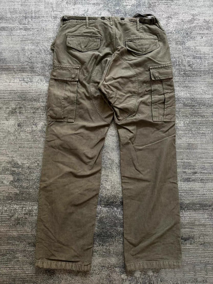 VISVIM FIL EIGER Military style washed multi-pocket overalls