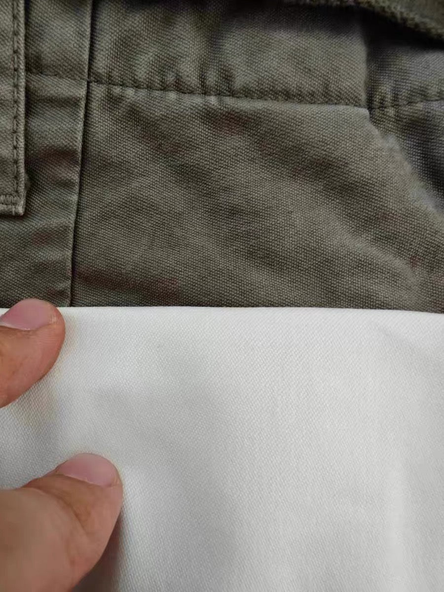 VISVIM FIL EIGER Military style washed multi-pocket overalls