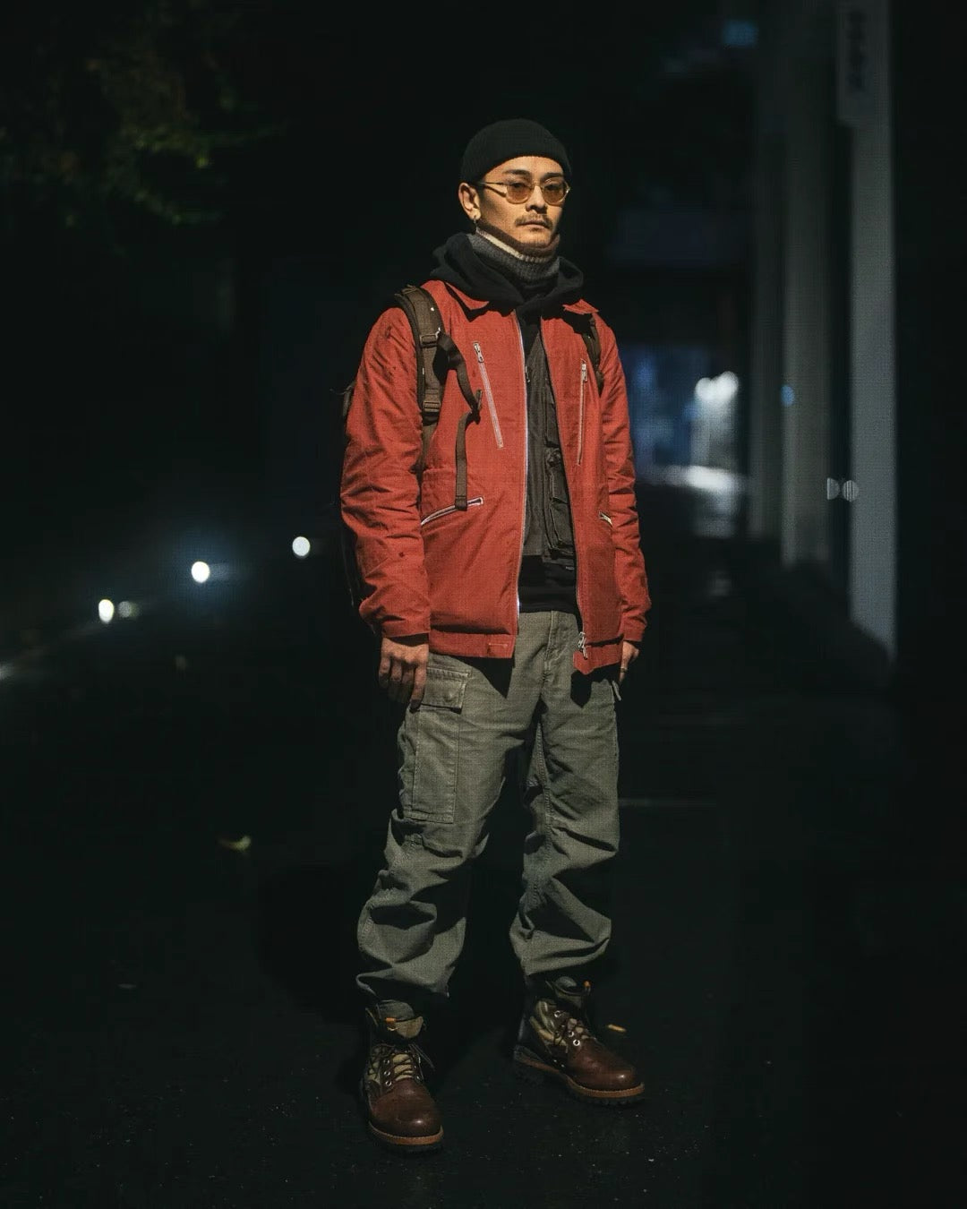 VISVIM FIL EIGER Military style washed multi-pocket overalls