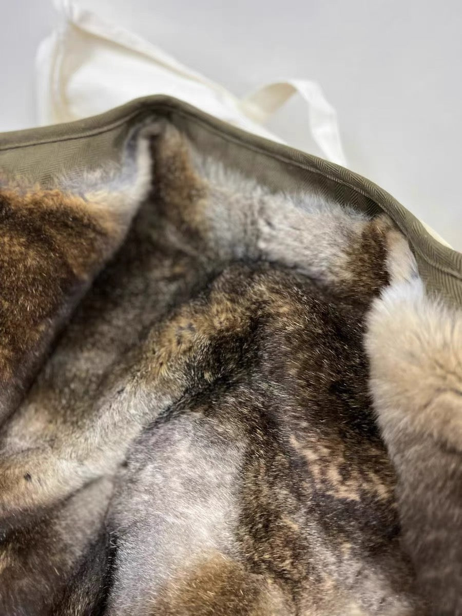 VISVIM FIL 24SS IRIS JKT (RBT) Nakamura double-sided rabbit fur iris sheepskin jacket