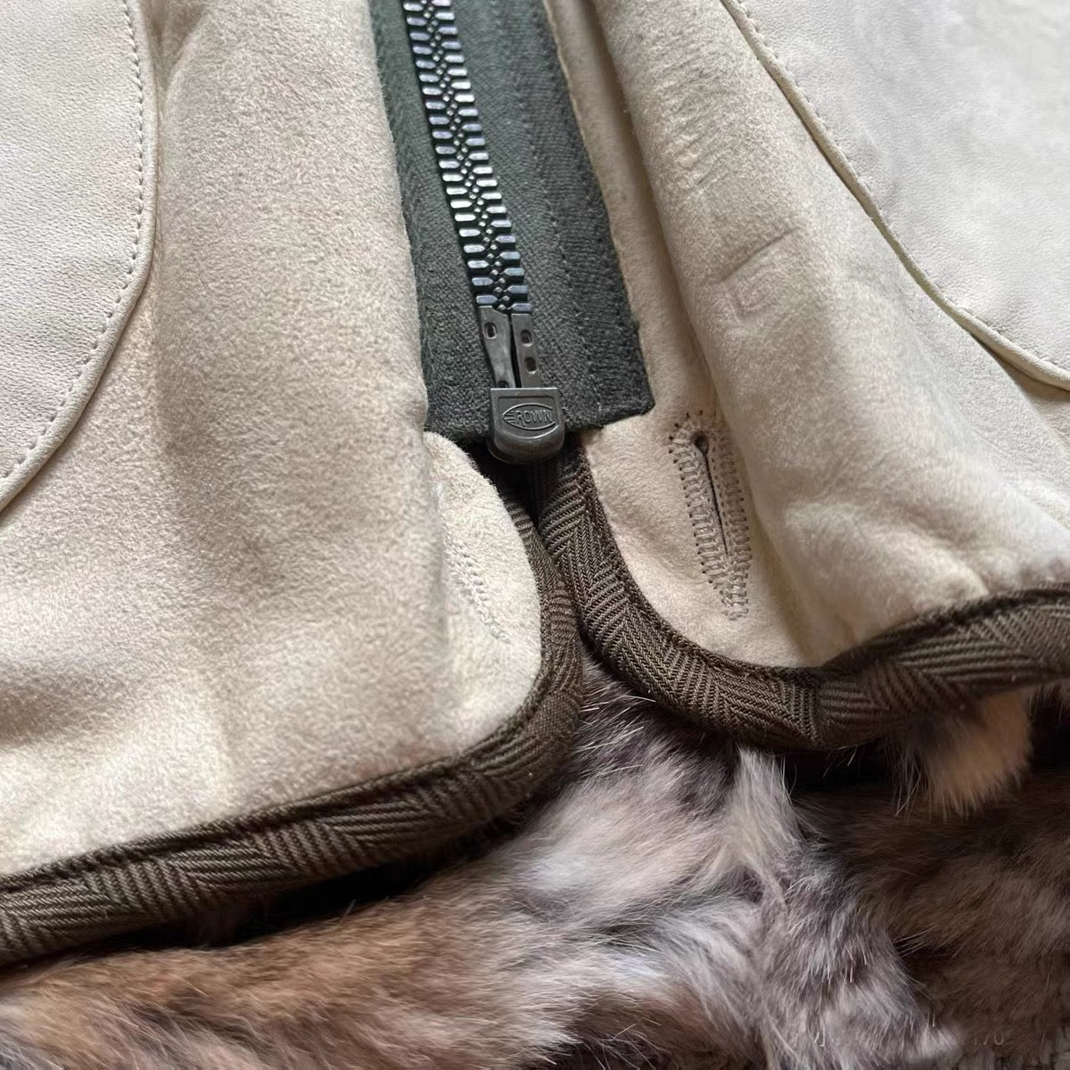 VISVIM FIL 24SS IRIS JKT (RBT) Nakamura double-sided rabbit fur iris sheepskin jacket