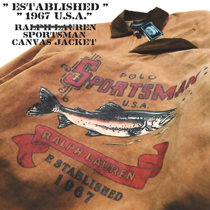 RL Established Pennycam 1967 Vintage American Sail Sportsman Fishing Jacket