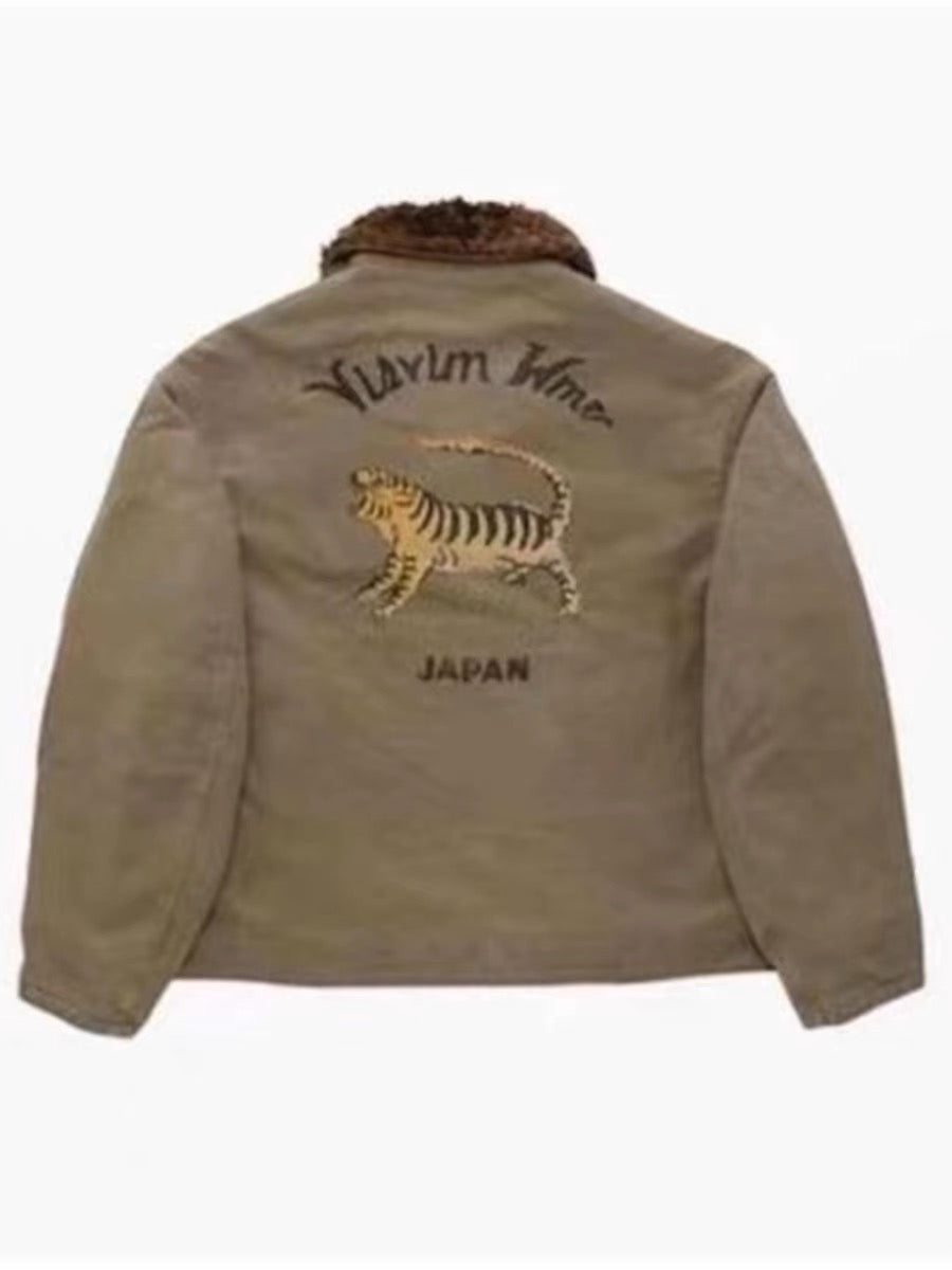 VISVIM 24SS FIL PURSER DECK Nakamura tiger print deck suit jacket