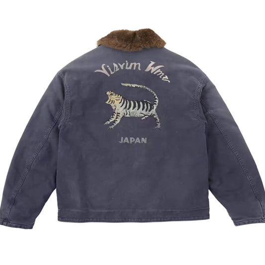 VISVIM 24SS FIL PURSER DECK Nakamura tiger print deck suit jacket