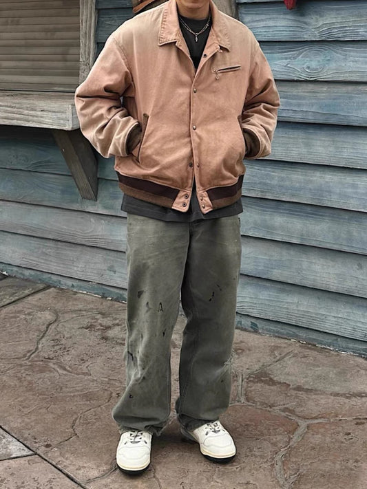 VISVIM FIL Byron Drivers JKT Japanese washed distressed cotton jacket