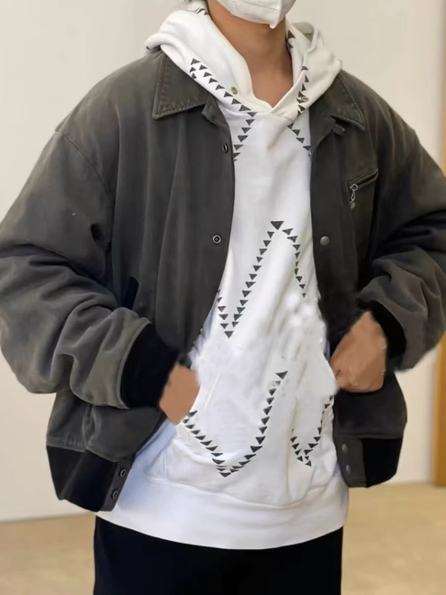 VISVIM FIL Byron Drivers JKT Japanese washed distressed cotton jacket