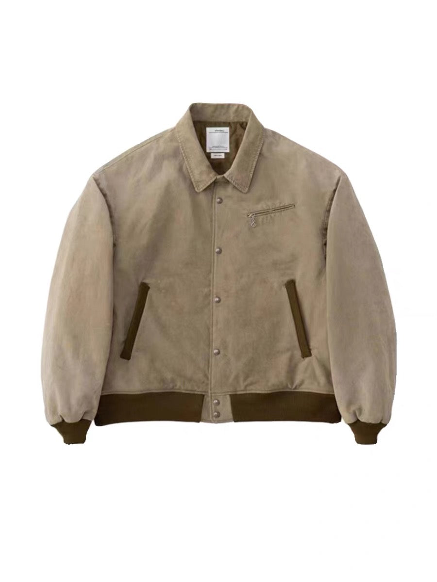 VISVIM FIL Byron Drivers JKT Japanese washed distressed cotton jacket