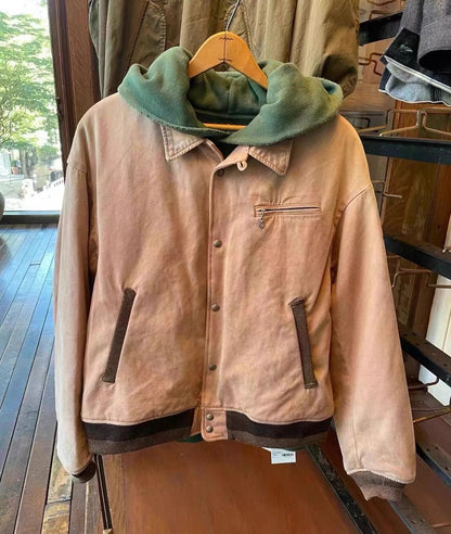 VISVIM FIL Byron Drivers JKT Japanese washed distressed cotton jacket