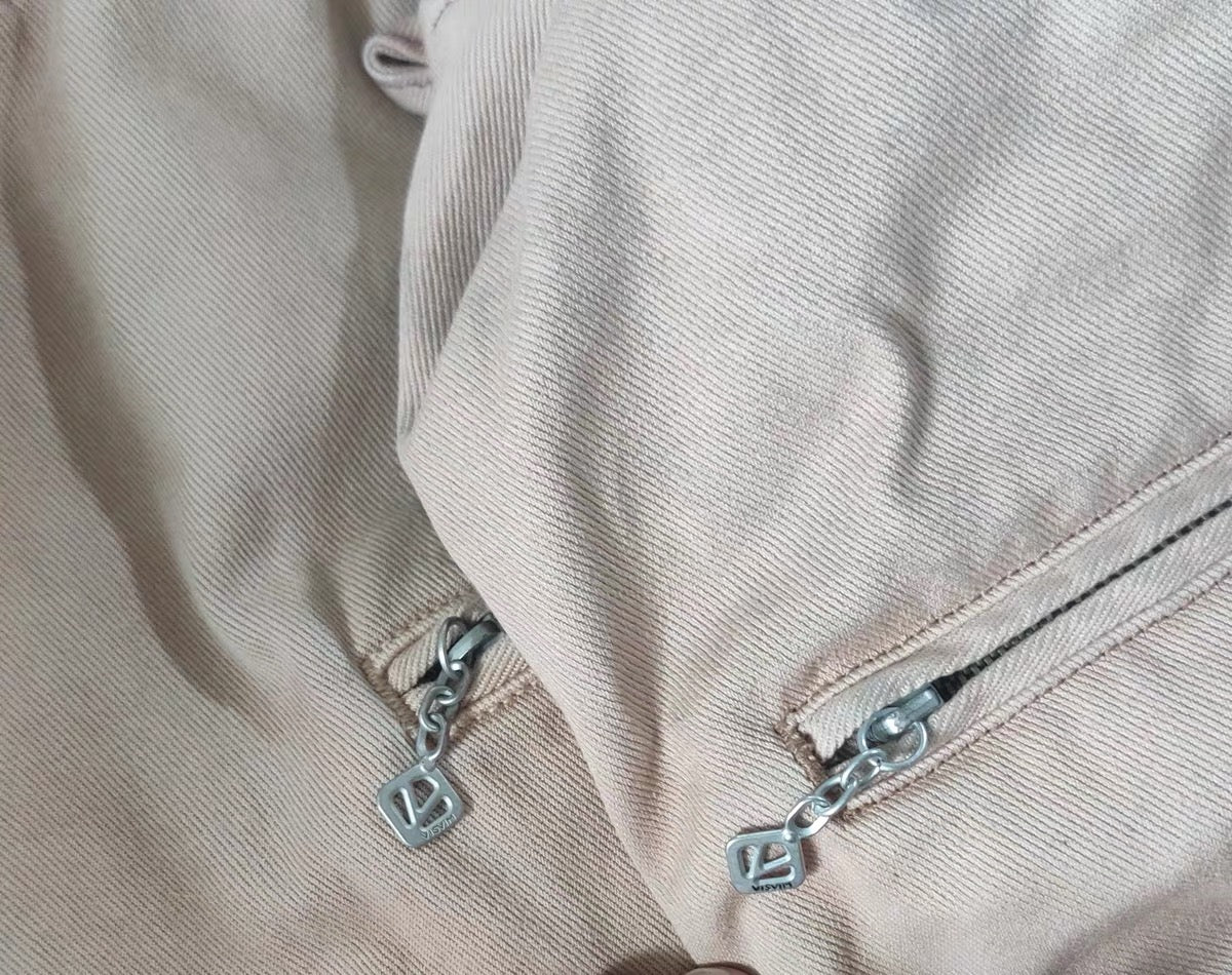 VISVIM FIL Byron Drivers JKT Japanese washed distressed cotton jacket