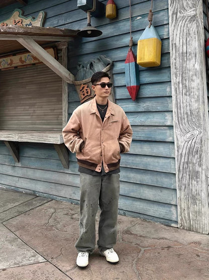 VISVIM FIL Byron Drivers JKT Japanese washed distressed cotton jacket