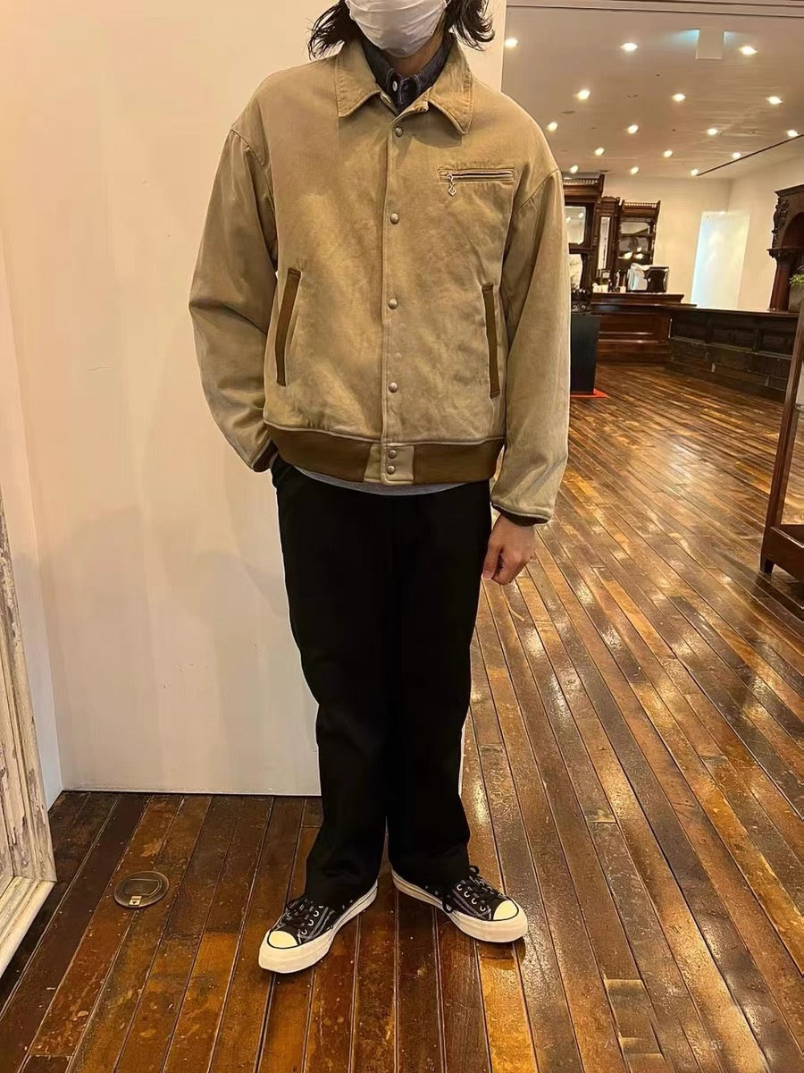 VISVIM FIL Byron Drivers JKT Japanese washed distressed cotton jacket