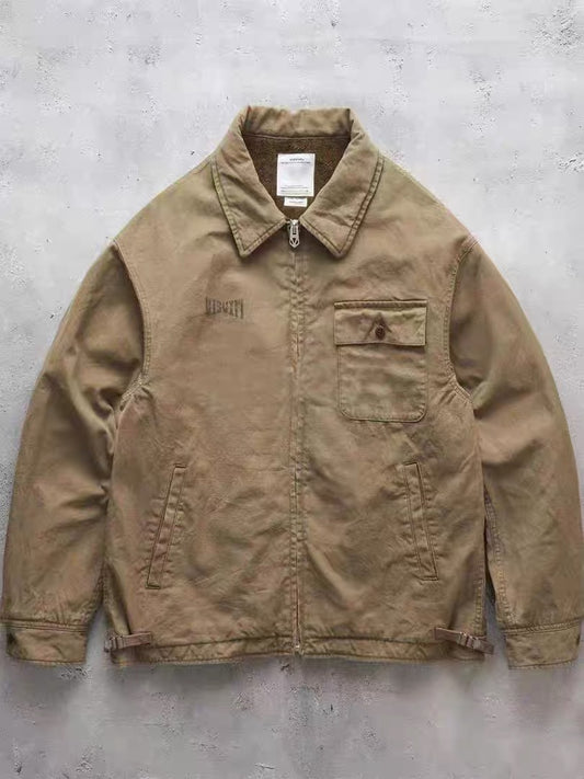 VISVIM FIL 24SS RODNEY washed distressed work jacket cotton coat
