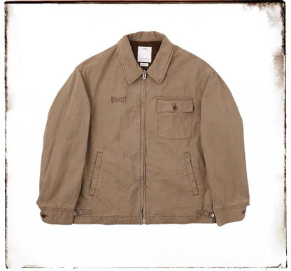 VISVIM FIL 24SS RODNEY washed distressed work jacket cotton coat