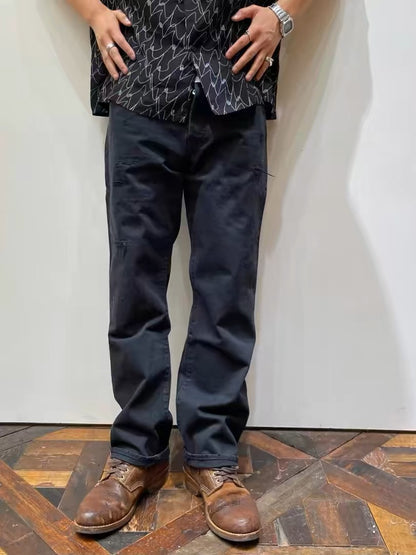 VISVIM FIL ICT 03D27 Selvedge Washed Destroyed Denim Pants