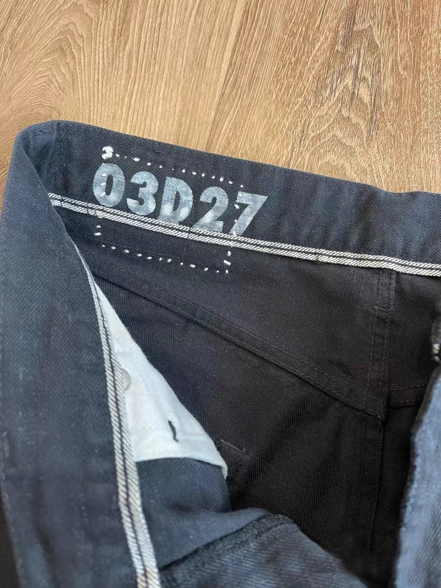 VISVIM FIL ICT 03D27 Selvedge Washed Destroyed Denim Pants