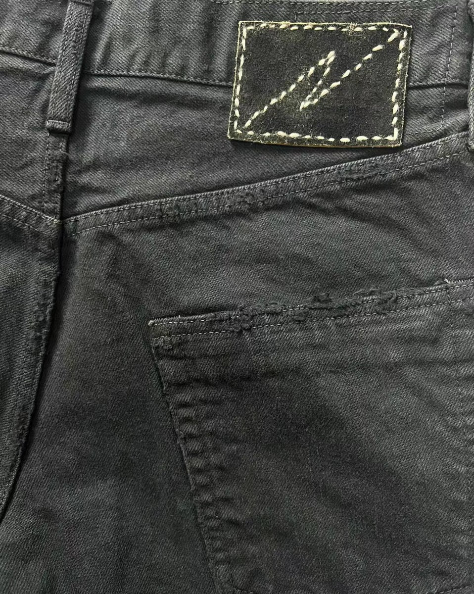 VISVIM FIL ICT 03D27 Selvedge Washed Destroyed Denim Pants
