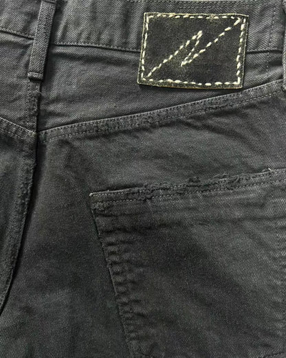 VISVIM FIL ICT 03D27 Selvedge Washed Destroyed Denim Pants