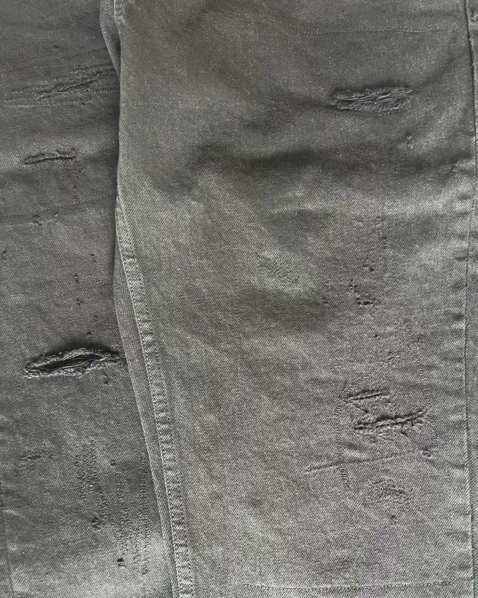 VISVIM FIL ICT 03D27 Selvedge Washed Destroyed Denim Pants