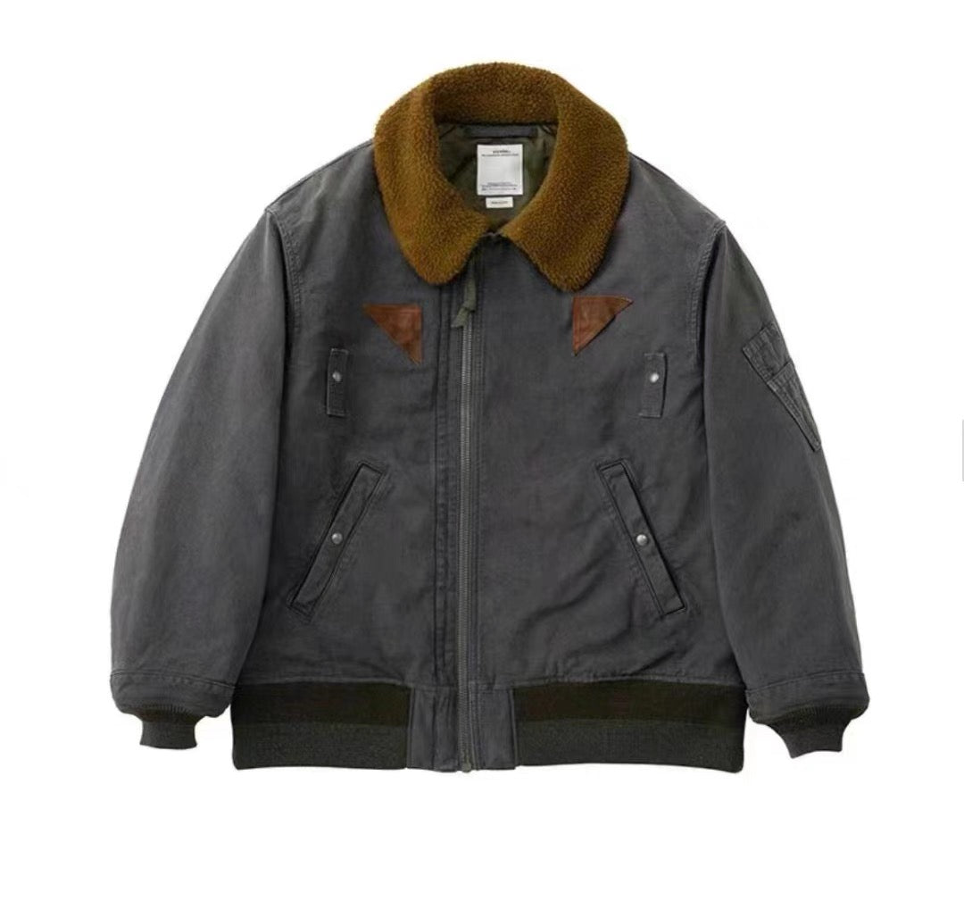 VISVIM FIL MONROE Nakamura heavy washed distressed Monroe jacket
