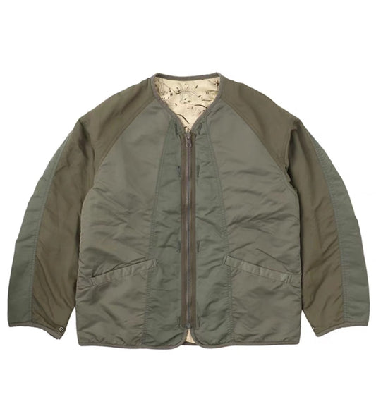 VISVIM KOFU ICT IRIS JKT mud-dyed nylon silk reversible jacket
