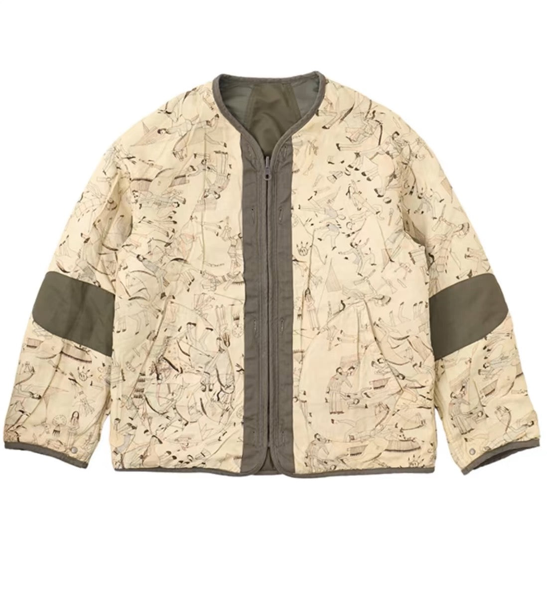 VISVIM KOFU ICT IRIS JKT mud-dyed nylon silk reversible jacket