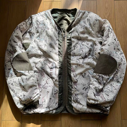 VISVIM KOFU ICT IRIS JKT mud-dyed nylon silk reversible jacket