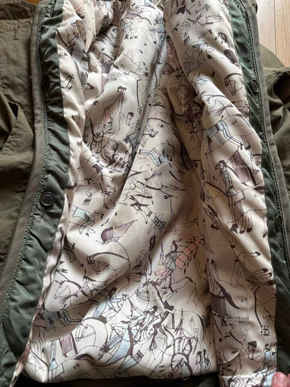 VISVIM KOFU ICT IRIS JKT mud-dyed nylon silk reversible jacket