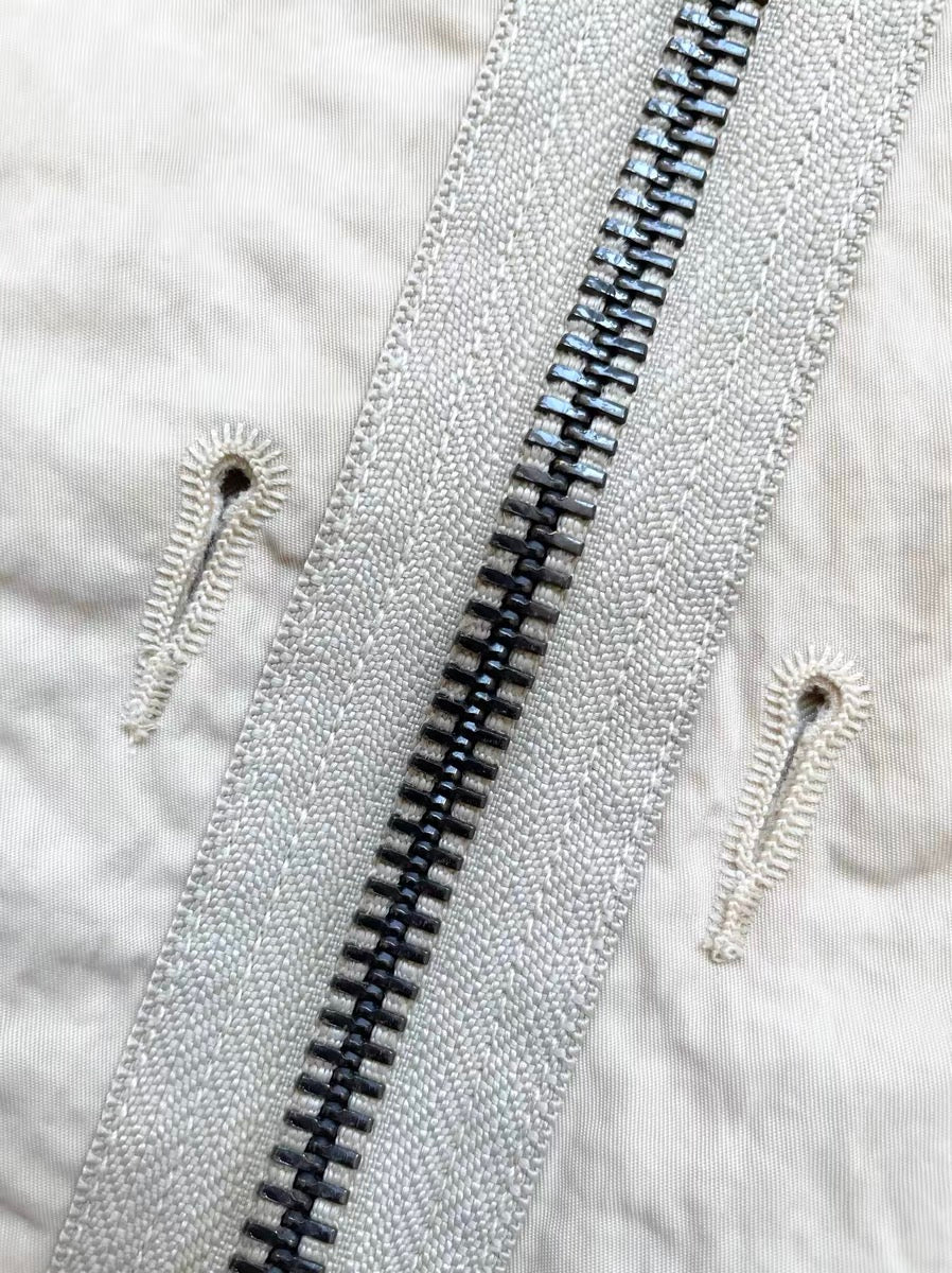 VISVIM IRIS LINER JKT Collarless Mud-dyed Reversible Quilted Jacket