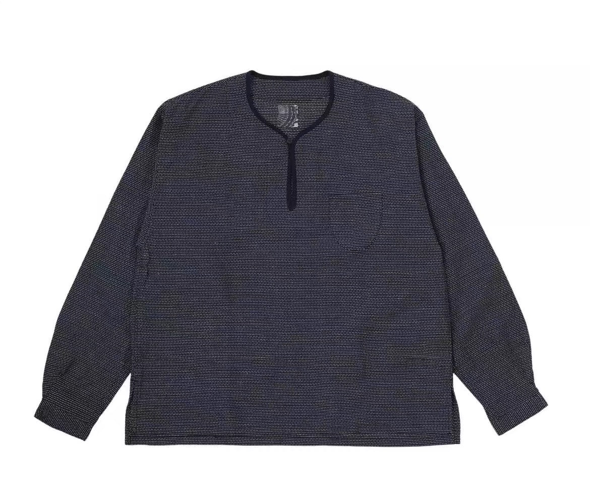 VISVIM ICT TUNIC P.O. Sashiko Kendo Long Sleeve Shirt