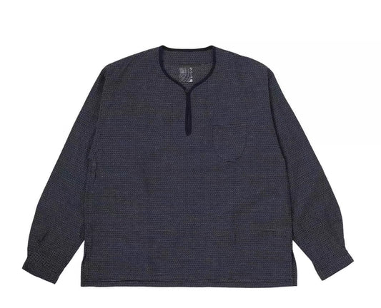 VISVIM ICT TUNIC P.O. Sashiko Kendo Long Sleeve Shirt