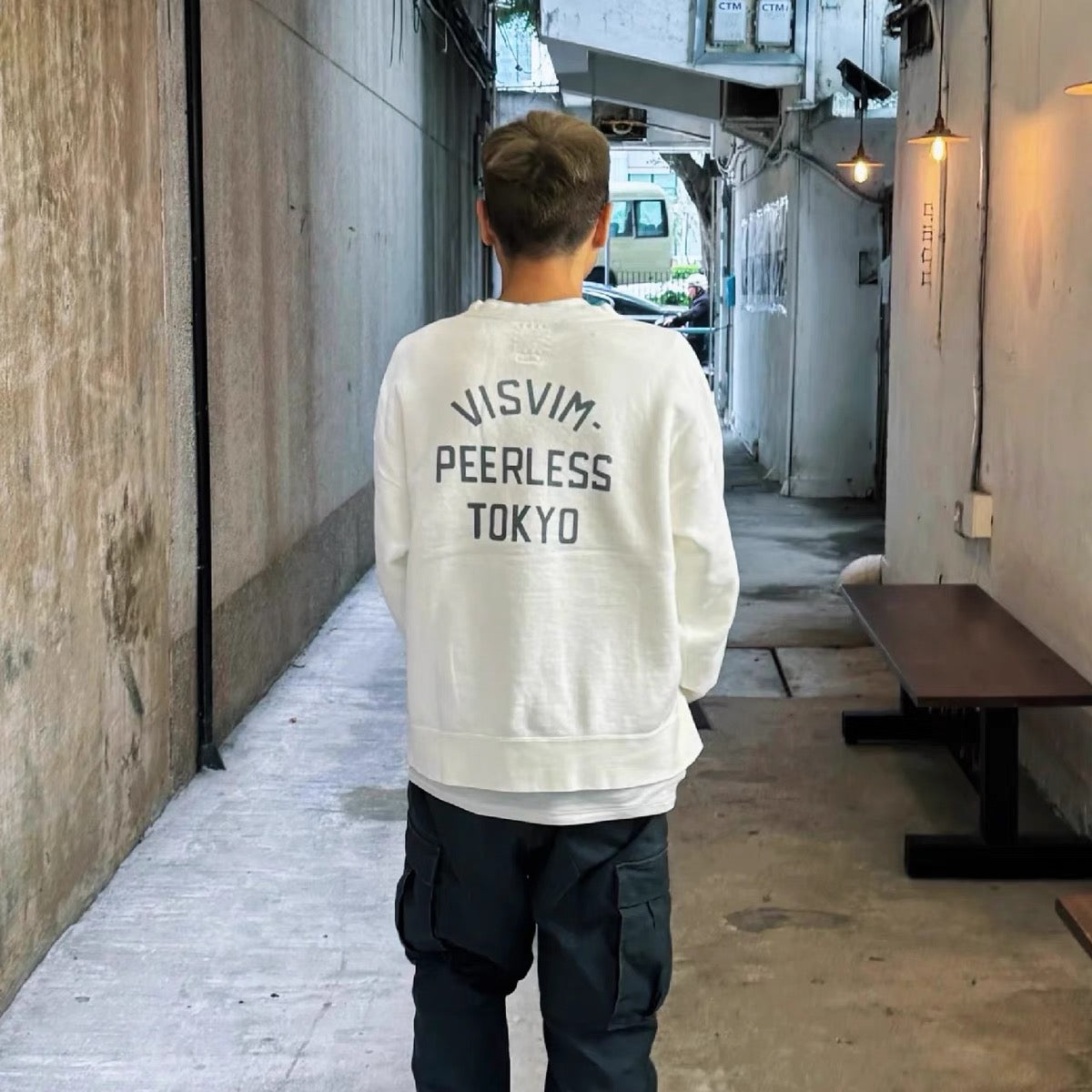 VISVIM 24SS JUMBO SB SWEAT L/S Destroyed pullover brushed sweatshirt