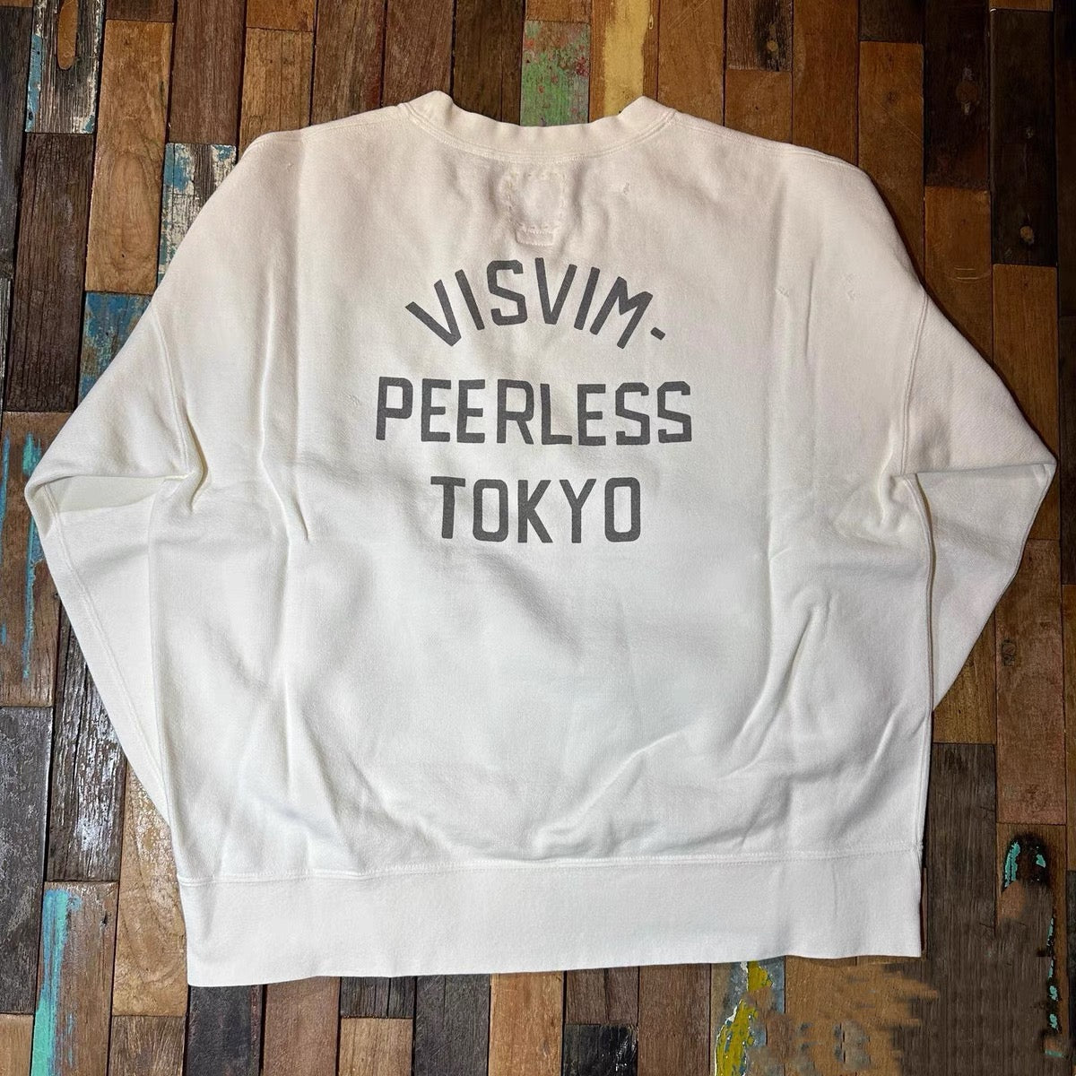 VISVIM 24SS JUMBO SB SWEAT L/S Destroyed pullover brushed sweatshirt