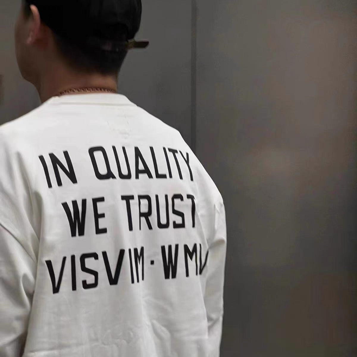 VISVIM 23SS JUMBO TEE L/S F.I.L. printed cotton T round neck