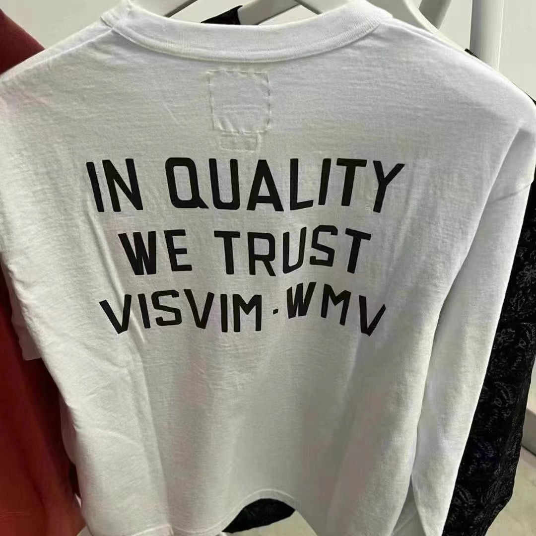 VISVIM 23SS JUMBO TEE L/S F.I.L. printed cotton T round neck