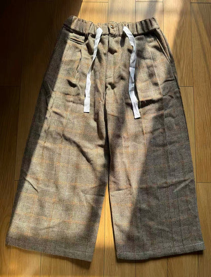 VIsvim Kofu Sillage hakama style Harris English wool tweed kendo pants