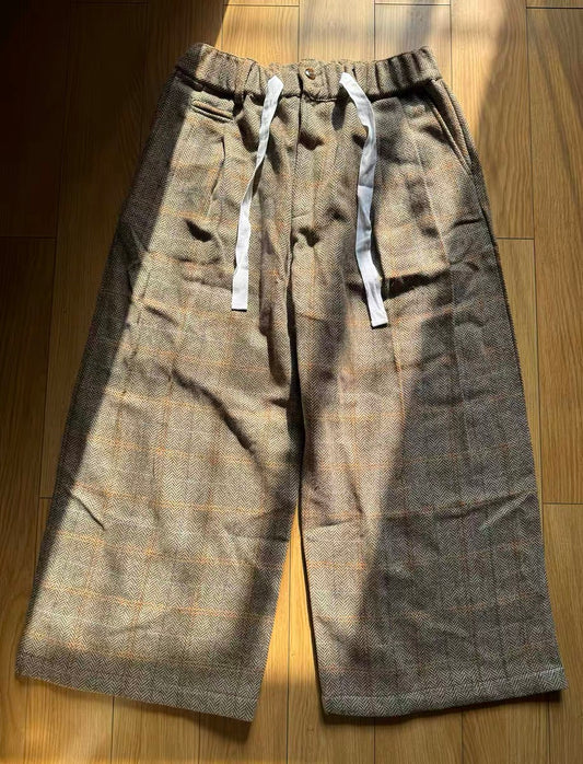 VIsvim Kofu Sillage hakama style Harris English wool tweed kendo pants