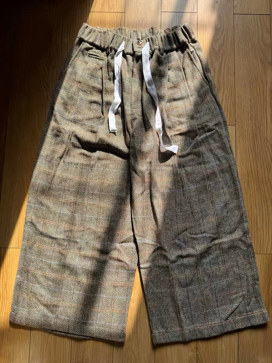 VIsvim Kofu Sillage hakama style Harris English wool tweed kendo pants