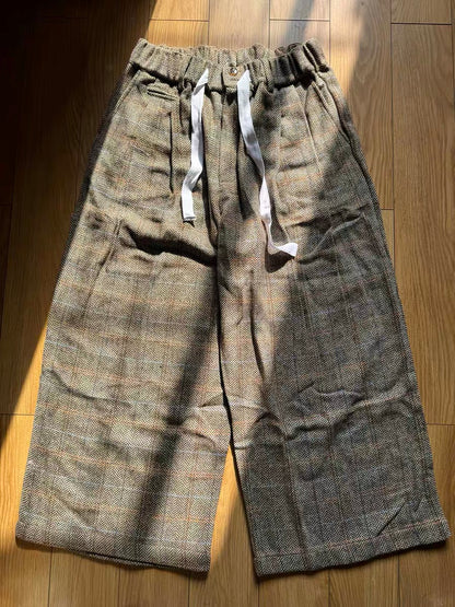 VIsvim Kofu Sillage hakama style Harris English wool tweed kendo pants