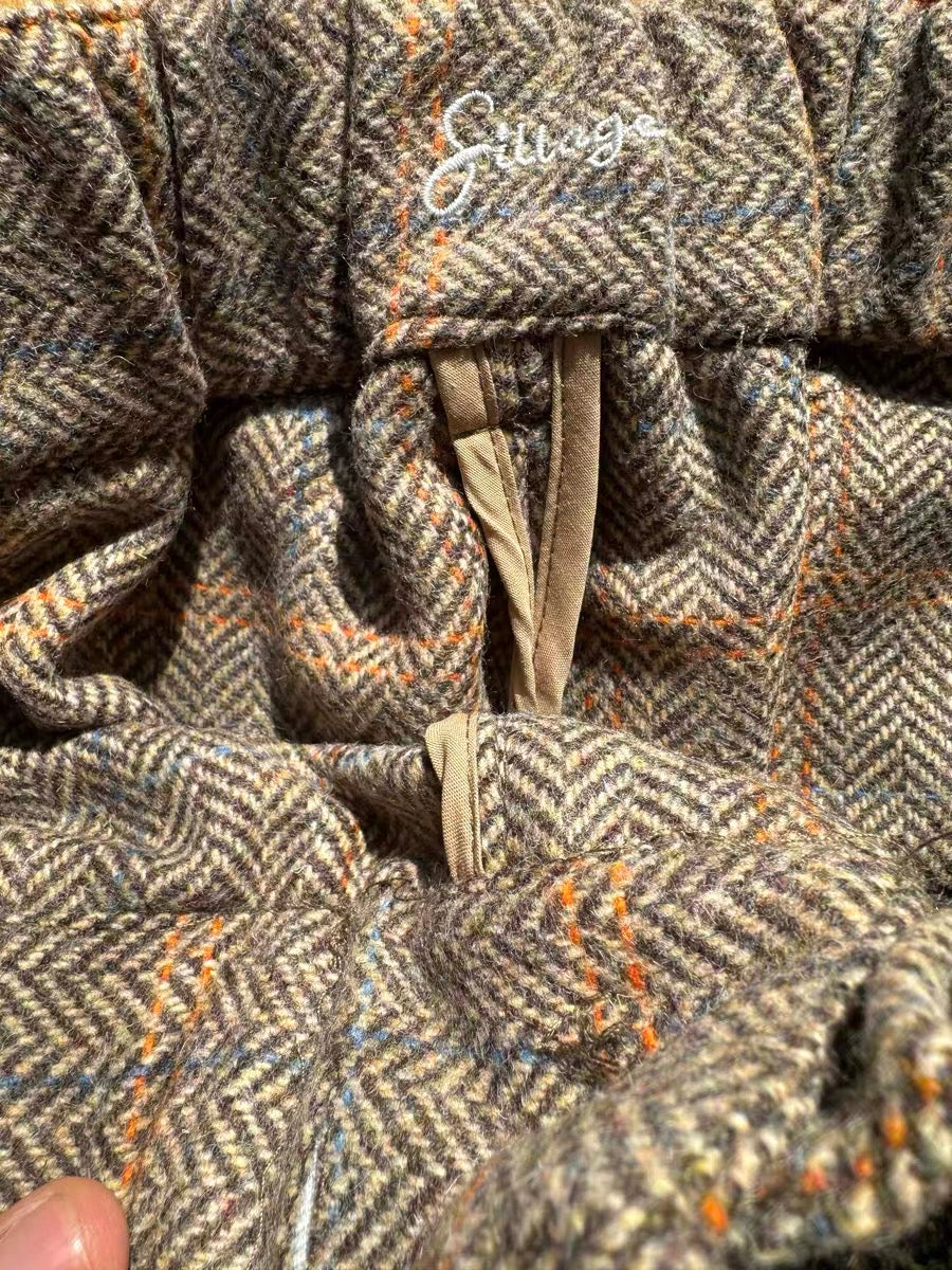 VIsvim Kofu Sillage hakama style Harris English wool tweed kendo pants