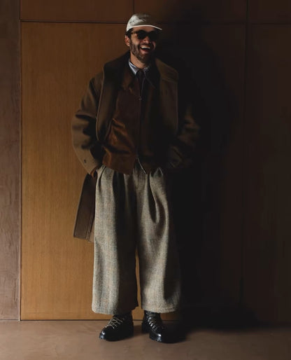 VIsvim Kofu Sillage hakama style Harris English wool tweed kendo pants