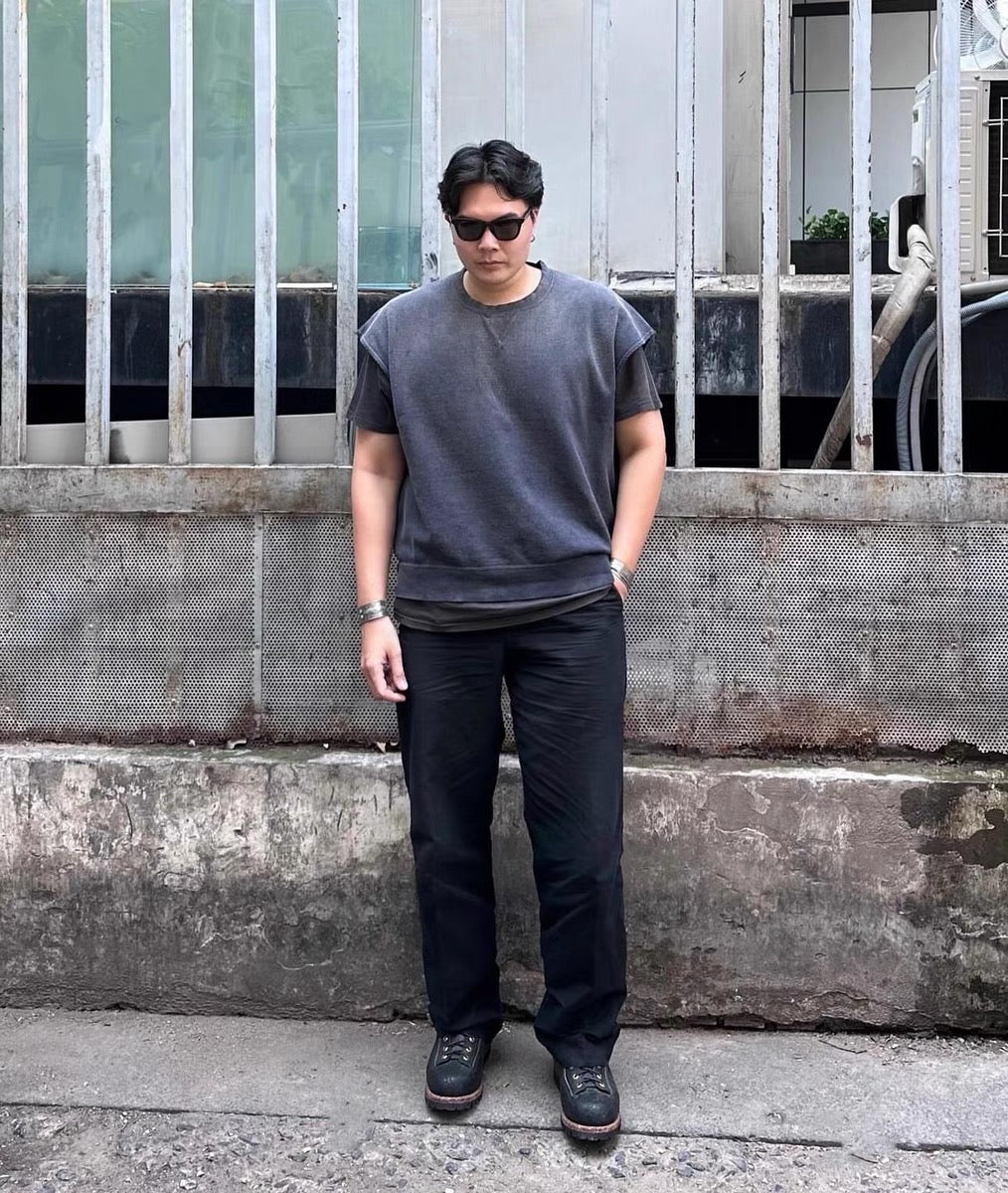 VISVIM KOFU ICT 24SS MONDO SWEAT S/L DMGD (U.D.)
