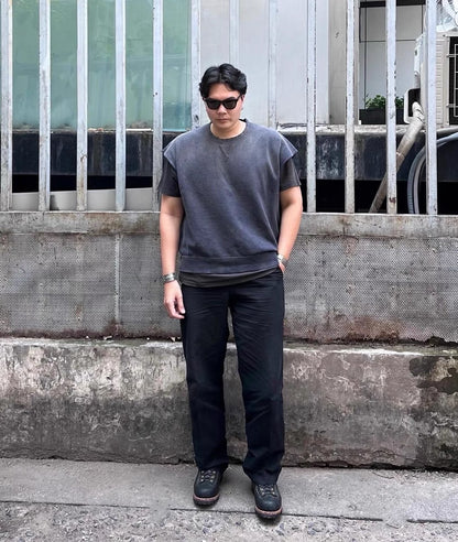 VISVIM KOFU ICT 24SS MONDO SWEAT S/L DMGD (U.D.)