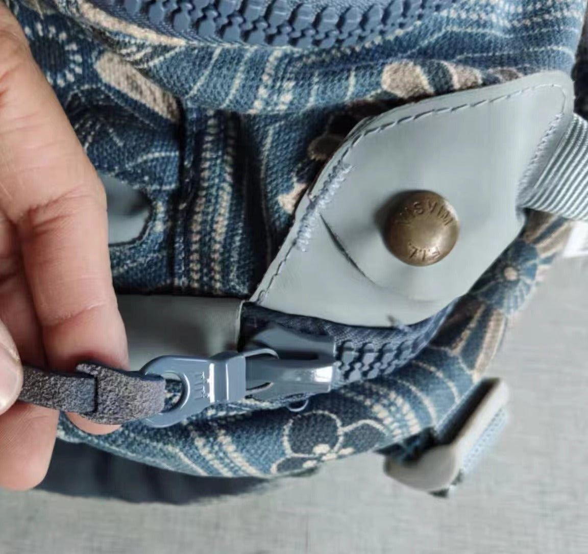 VISVIM FLORAL CANVAS Backpack Ancient Cloth Flower Bag Backpack