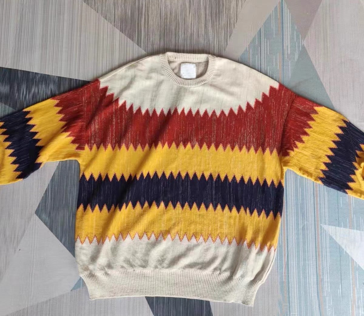VISVIM FIL AMPLUS KNIT F.I.L limited wool blend knitted round neck wool
