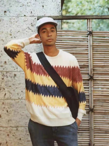 VISVIM FIL AMPLUS KNIT F.I.L limited wool blend knitted round neck wool
