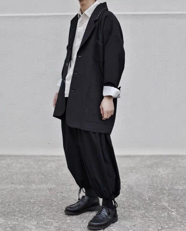 VISVIM 17AW NEW HOPE JKT Yarn-dyed wool blend dark pattern suit casual suit