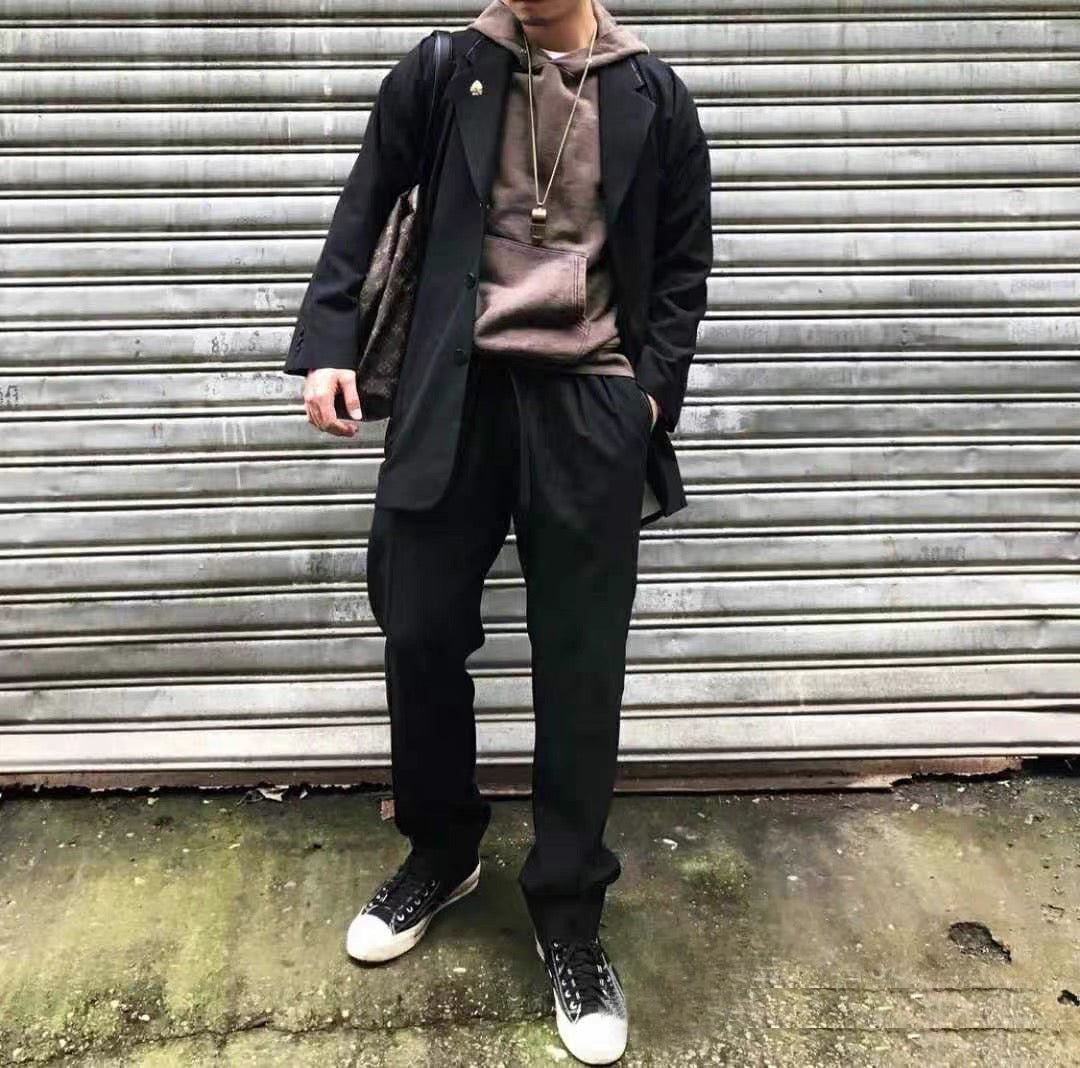 VISVIM 17AW NEW HOPE JKT Yarn-dyed wool blend dark pattern suit casual suit